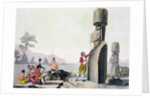 Statues on Easter Island by C Bottigella