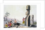 Statues on Easter Island by C Bottigella