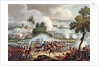 The Left Wing of the British army in Action at the Battle of Waterloo by Thomas Sutherland