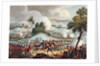 The Left Wing of the British army in Action at the Battle of Waterloo by Thomas Sutherland