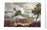 The Left Wing of the British army in Action at the Battle of Waterloo by Thomas Sutherland