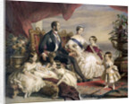 Queen Victoria and Prince Albert with Five of their Children by Anonymous