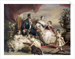 Queen Victoria and Prince Albert with Five of their Children by Anonymous