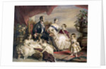 Queen Victoria and Prince Albert with Five of their Children by Anonymous