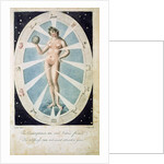 The female form with astrological symbols by Anonymous