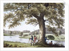 Humphry Repton surveying with a theodolite by Anonymous