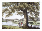 Humphry Repton surveying with a theodolite by Anonymous