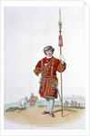 Yeoman of the King's Guard by William Henry Pyne