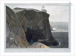 Part of the South Stack by William Daniell