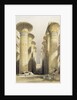 Central avenue of the Great Hall of Columns by David Roberts