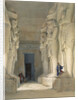 Excavated temple of Gyrshe by David Roberts
