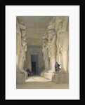 Excavated temple of Gyrshe by David Roberts