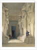 Excavated temple of Gyrshe by David Roberts