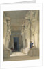 Excavated temple of Gyrshe by David Roberts