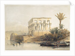 The Hypaethral Temple at Philae by David Roberts