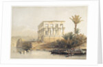 The Hypaethral Temple at Philae by David Roberts