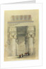 View from under the portico of the Temple at Denderah by David Roberts