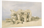 Temple of Sobek and Horuss at Kom Ombo by David Roberts