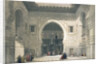 Interior of the Mosque of Sultan Hassan by David Roberts