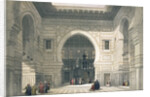 Interior of the Mosque of Sultan Hassan by David Roberts