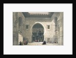 Interior of the Mosque of Sultan Hassan by David Roberts