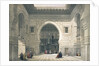 Interior of the Mosque of Sultan Hassan by David Roberts