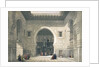 Interior of the Mosque of Sultan Hassan by David Roberts