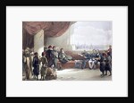 Interview with the Viceroy of Egypt at his palace by David Roberts