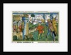 David defeats Goliath and meets Saul by Anonymous