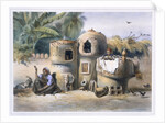 Peasant dwellings in Upper Egypt by Eugene Leroux