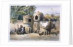 Peasant dwellings in Upper Egypt by Eugene Leroux