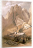 Convent of St Catherine with Mount Horeb by Louis Haghe
