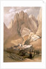 Convent of St Catherine with Mount Horeb by Louis Haghe