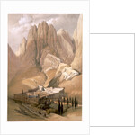 Convent of St Catherine with Mount Horeb by Louis Haghe