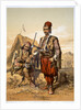 Turkish foot soldiers in the Ottoman army by Amadeo Preziosi