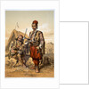 Turkish foot soldiers in the Ottoman army by Amadeo Preziosi