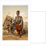 Turkish foot soldiers in the Ottoman army by Amadeo Preziosi