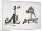 Siege catapults by Friedrich Martin von Reibisch