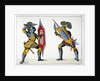 Two knights fighting on foot by Friedrich Martin von Reibisch