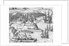 Battle in Jamaica between Christopher Columbus and Francisco Poraz by Theodore de Bry