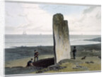Druidical Stone at Strather near Barvas by William Daniell