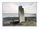 Druidical Stone at Strather near Barvas by William Daniell