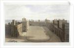 Looking onto the Quadrangle at Windsor by William Daniell