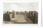 Looking onto the Quadrangle at Windsor by William Daniell