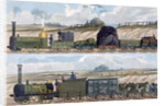 Trains on the Liverpool and Manchester Railway by SG Hughes