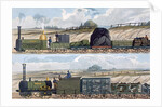 Trains on the Liverpool and Manchester Railway by SG Hughes