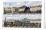 Trains on the Liverpool and Manchester Railway by SG Hughes