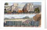 Trains on the Liverpool and Manchester Railway by SG Hughes