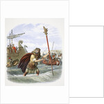 The Roman standard bearer of the 10th legion landing in Britain by James William Edmund Doyle