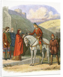 Edward the Martyr arriving at Corfe by James William Edmund Doyle